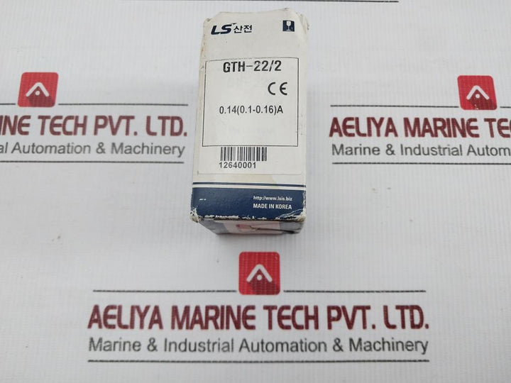 Ls Electric Thermal Overload Relay Trip Class 10A Gth-22/2