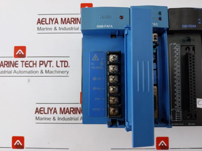 Ls Gm6-pafa Programmable Logic Controller 100-240v Ac Power Supply