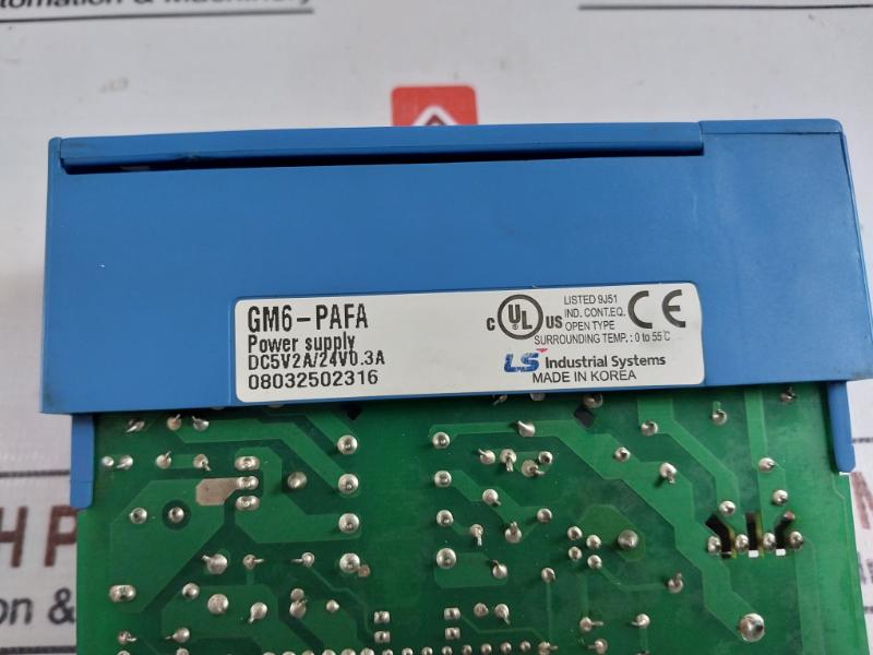 LS GM6-PAFA Programmable Logic Controller with Power Supply & Accessories