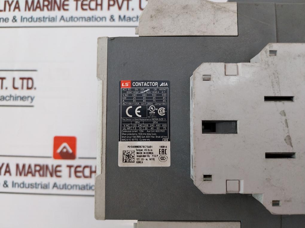 Ls Mc-85A Contactor 110V 50Hz 60Hz