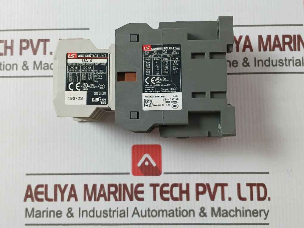 Ls Ua-4 Auxiliary Contact Unit 200V 220V 50Hz 60Hz