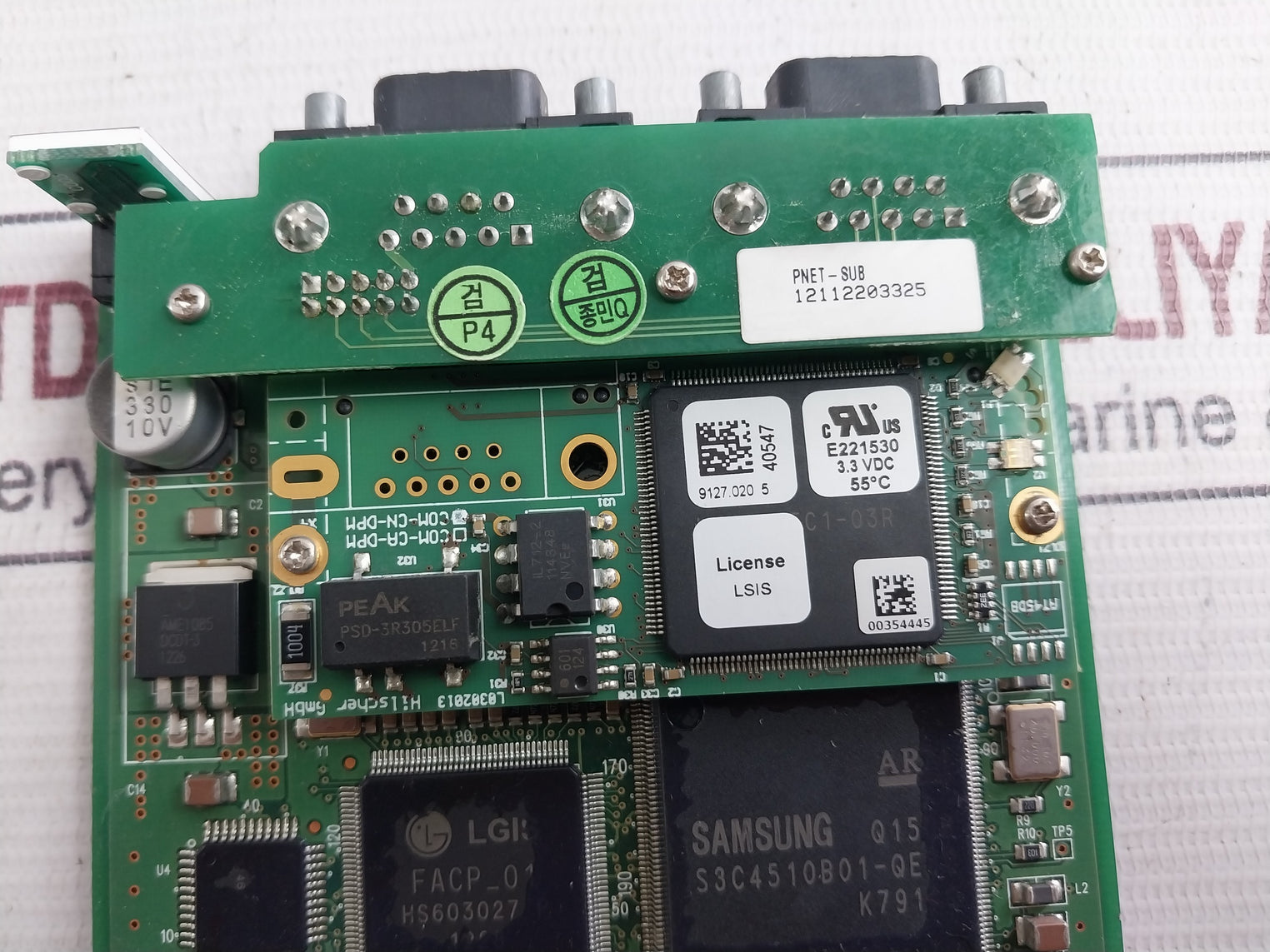 Ls Xgl-pnet Printed Circuit Board E221530 3.3 Vdc 55C 94V-0