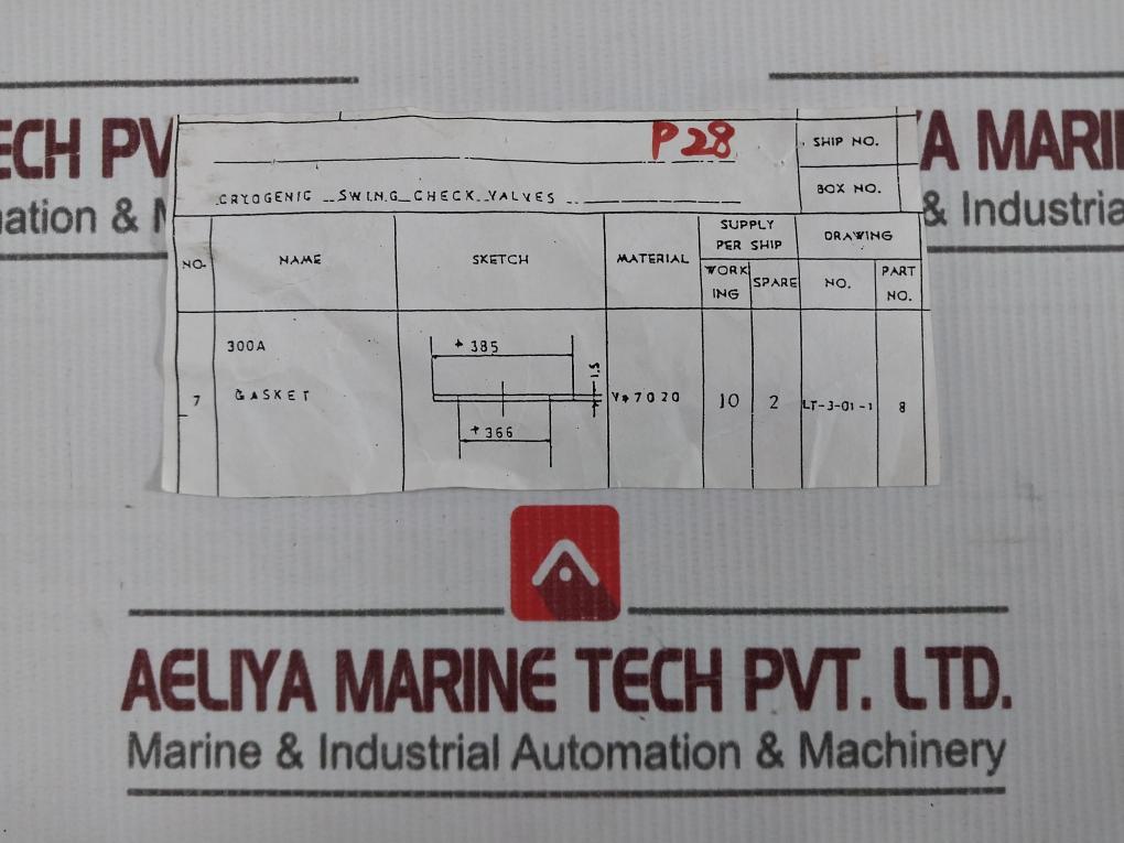 Lt-3-01-1 Gasket 300A