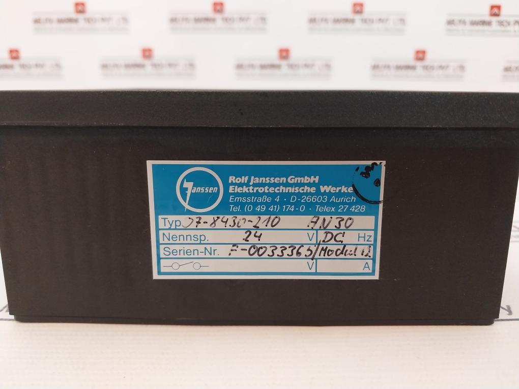 Rolf Janssen An 30 Module 24v Dc Type 07-8430-210