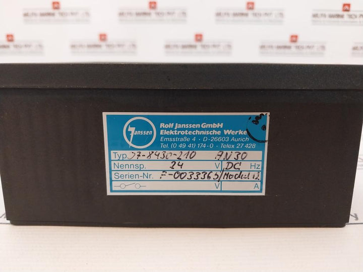 Rolf Janssen An 30 Module 24v Dc Type 07-8430-210