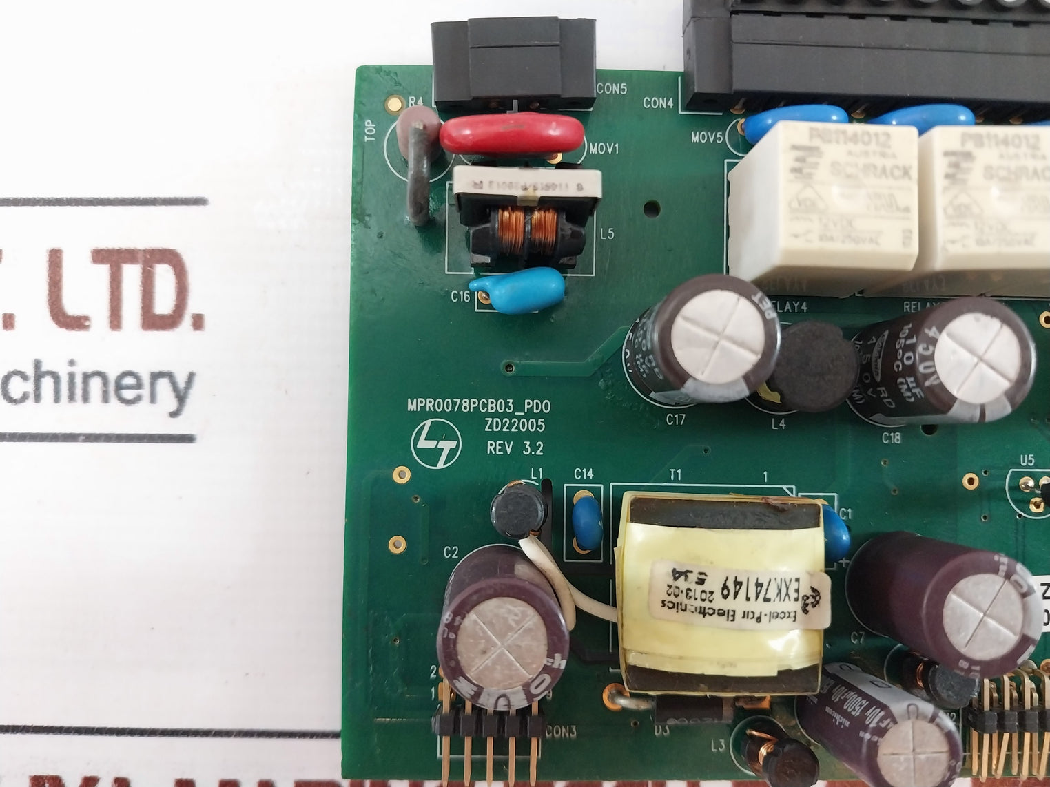 Lt Mpr0078pcb03_pd0 Printed Circuit Board Rev: 3.2, Zd22005