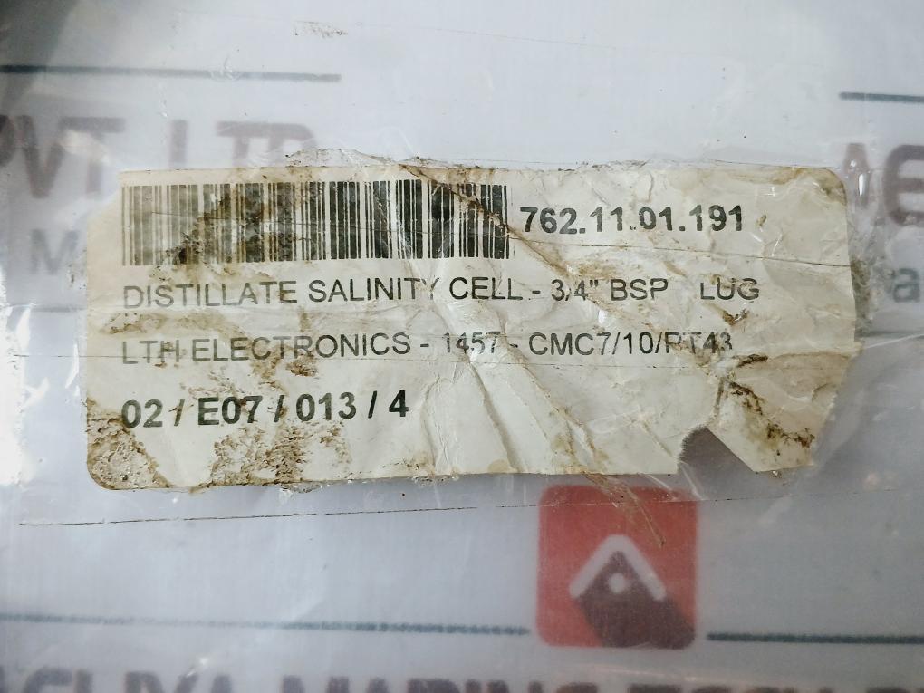 Lth Electronics 1457-cmc7/10/pt43 Distillate Salinity Cell 3/4” Bsp Lug/plu