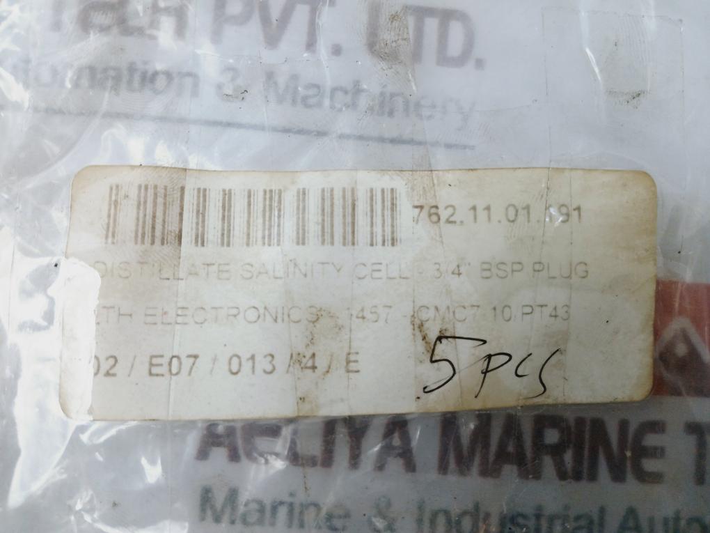 Lth Electronics Cmc7/10/pt43 Conductivity Cell, 7 M, 0.75” Bspm