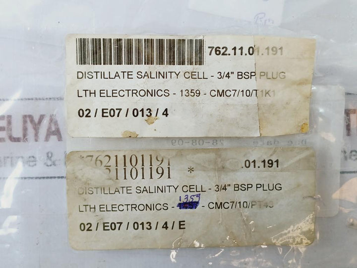 LTH Electronics CMC7/10/T1K1 Distillate Salinity Cell W/ 3/4 Inch BSP Plug