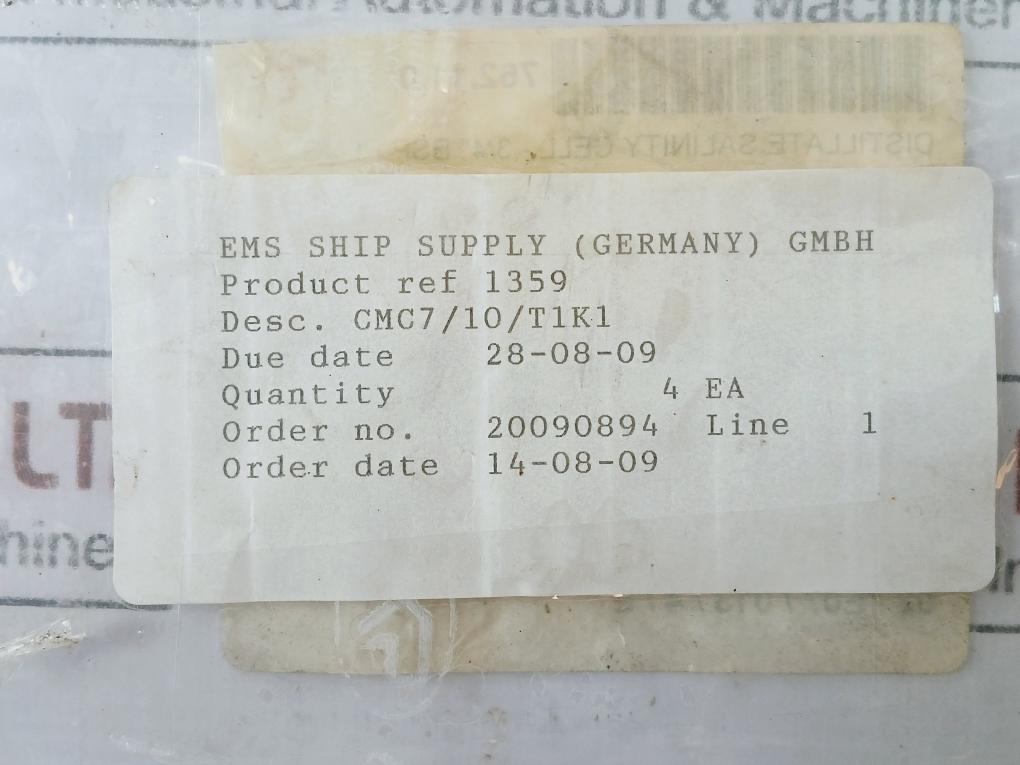 LTH Electronics CMC7/10/T1K1 Distillate Salinity Cell W/ 3/4 Inch BSP Plug