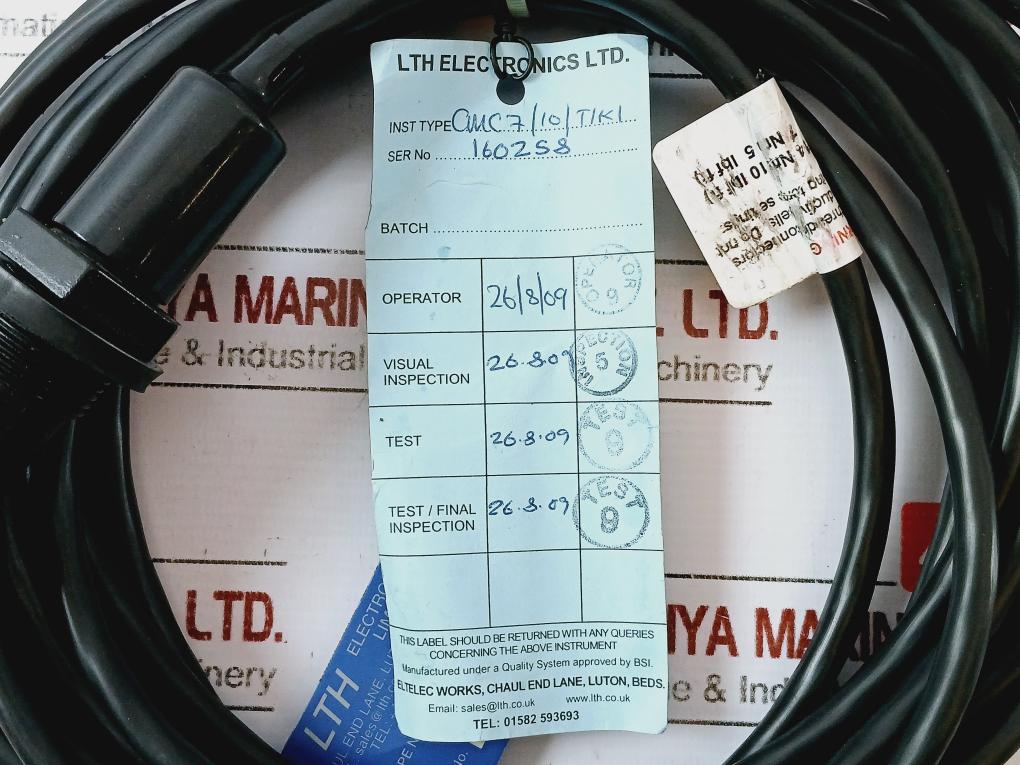 LTH Electronics CMC7/10/T1K1 Distillate Salinity Cell W/ 3/4 Inch BSP Plug