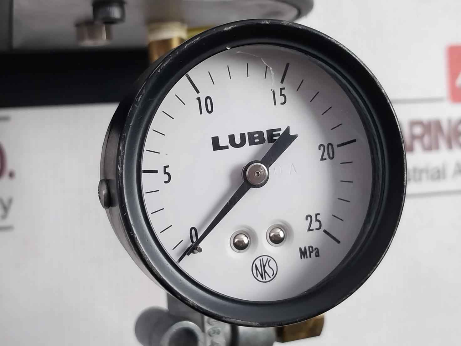Lube P-207 Electric Lubrication Pump 24V Dc 8Mpa 7Ml/Min Nks Unit
