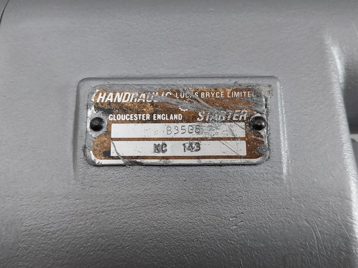Lucas Bryce Kc 143 Prestolite Handraulic Starter B35G8