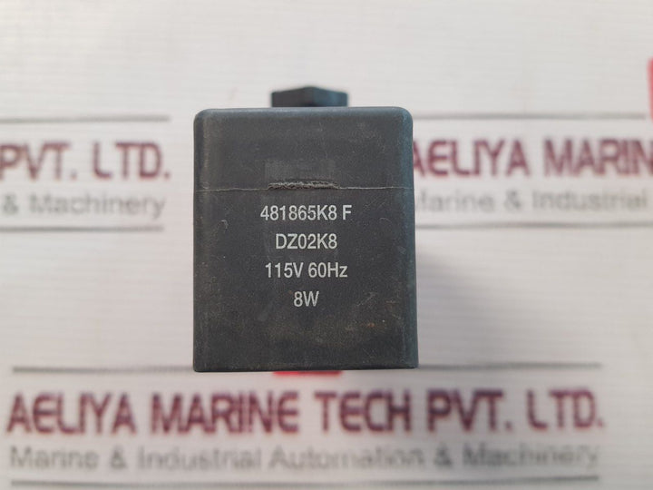 Lucifer 481865K8 F Solenoid Valve Coil 115V 60Hz