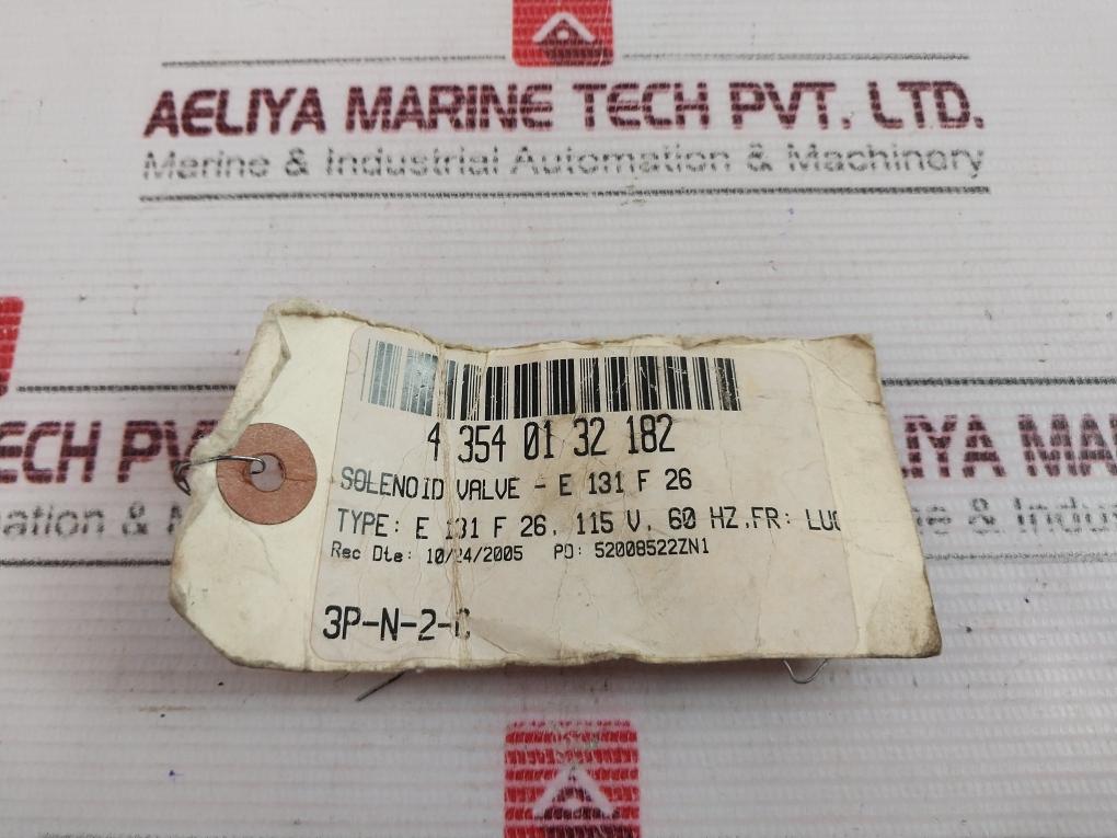 Lucifer 481865K8 F Solenoid Valve Coil 115V 60Hz