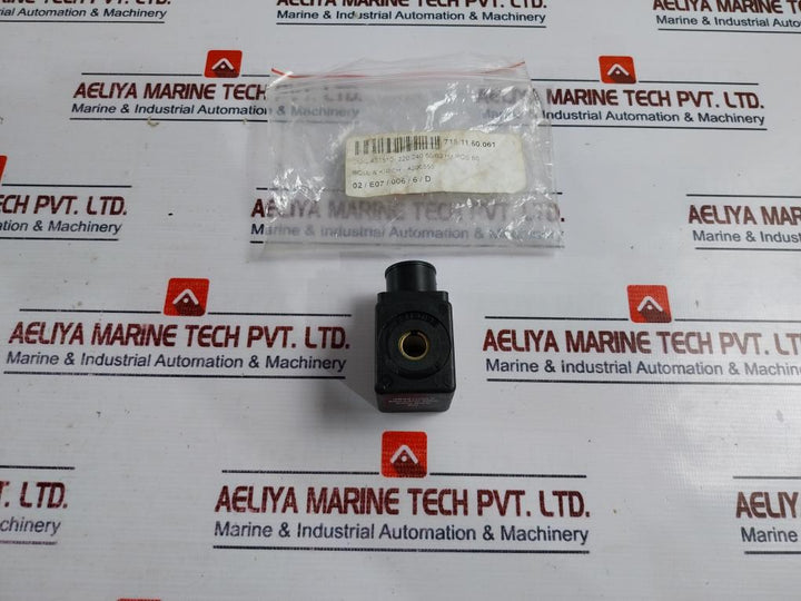 Lucifer/ Boll  Kirch 483510S6 F Solenoid Valve Coil 4206553 220-240V 50/60Hz 9W