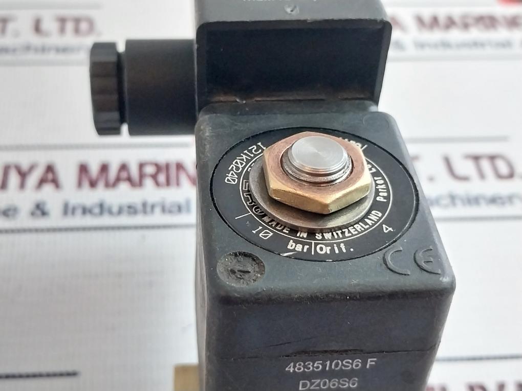 Lucifer/ Murr Elektronik 121K0240 Solenoid Valve With Coil 483510S6F 220-240V