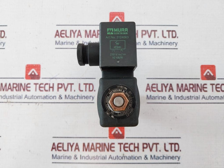 Lucifer/ Rapa 121k02 C16 A Solenoid Valve W/ Coil M20 Ip20 220v~ 50-60hz