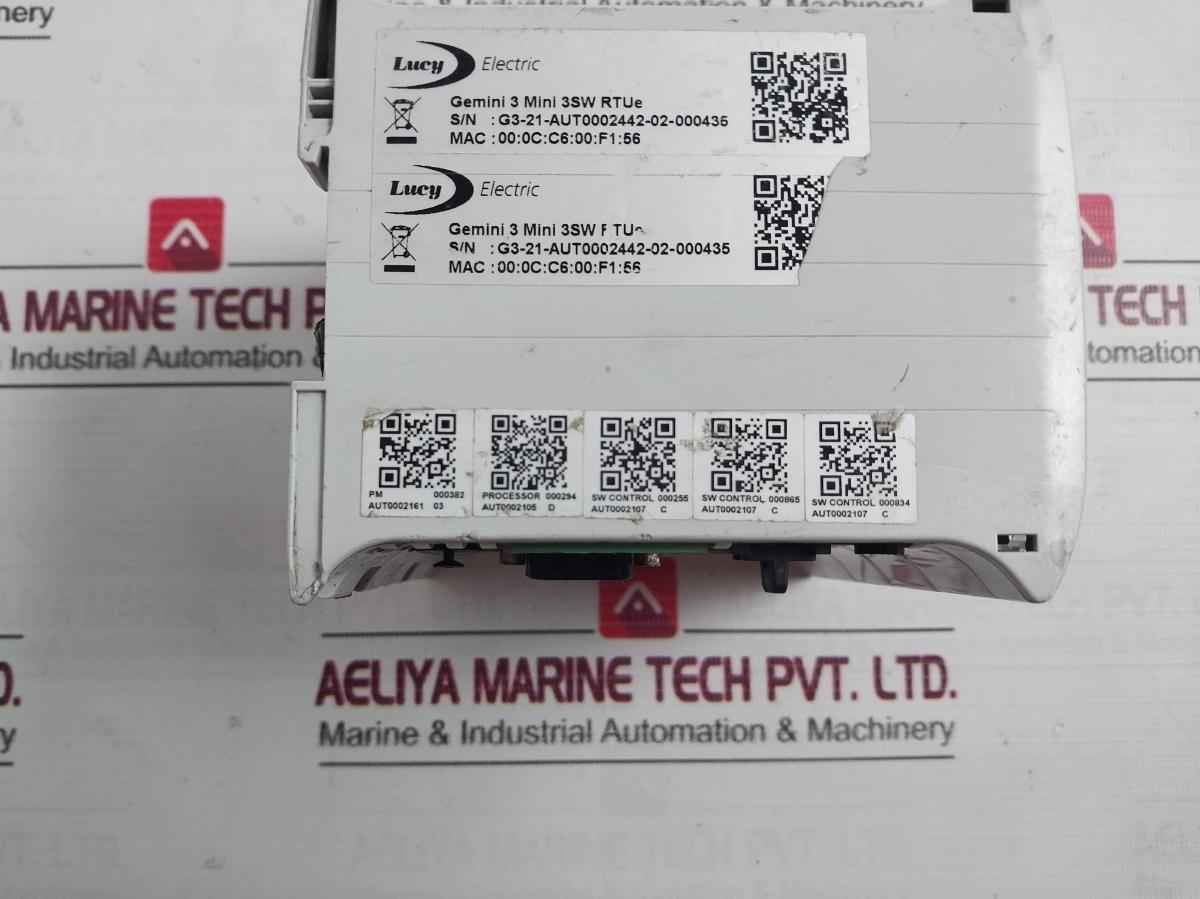 Lucy Electric Gemini 3 Mini 3Sw Rtue Remote Terminal Unit 18-60Vdc