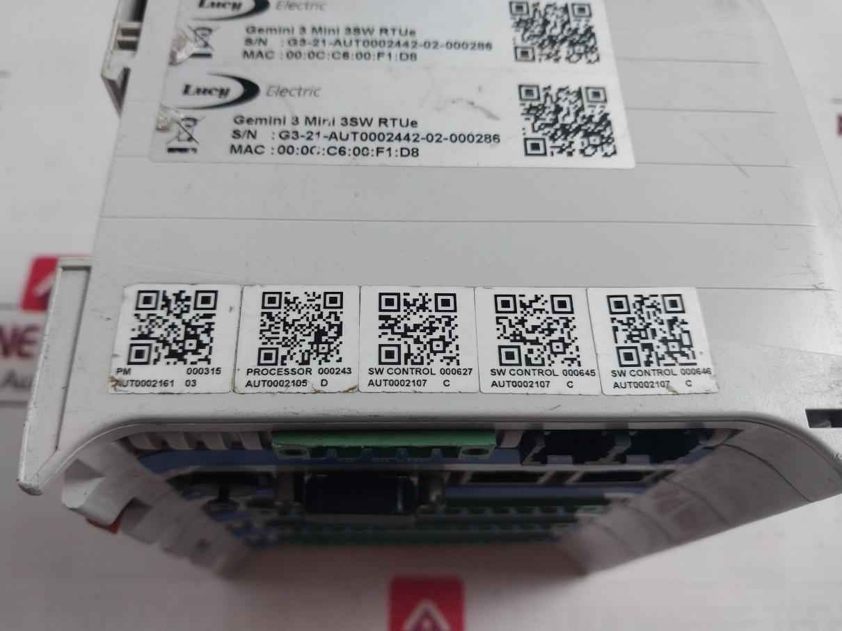 Lucy Electric Gemini 3 Mini 3Sw Rtue Remote Terminal Unit (Rtu) 18-60 Vdc