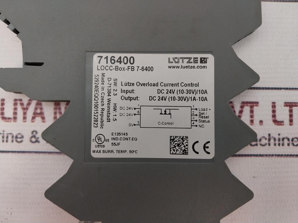 Luetze 716400 Overload Current Control System