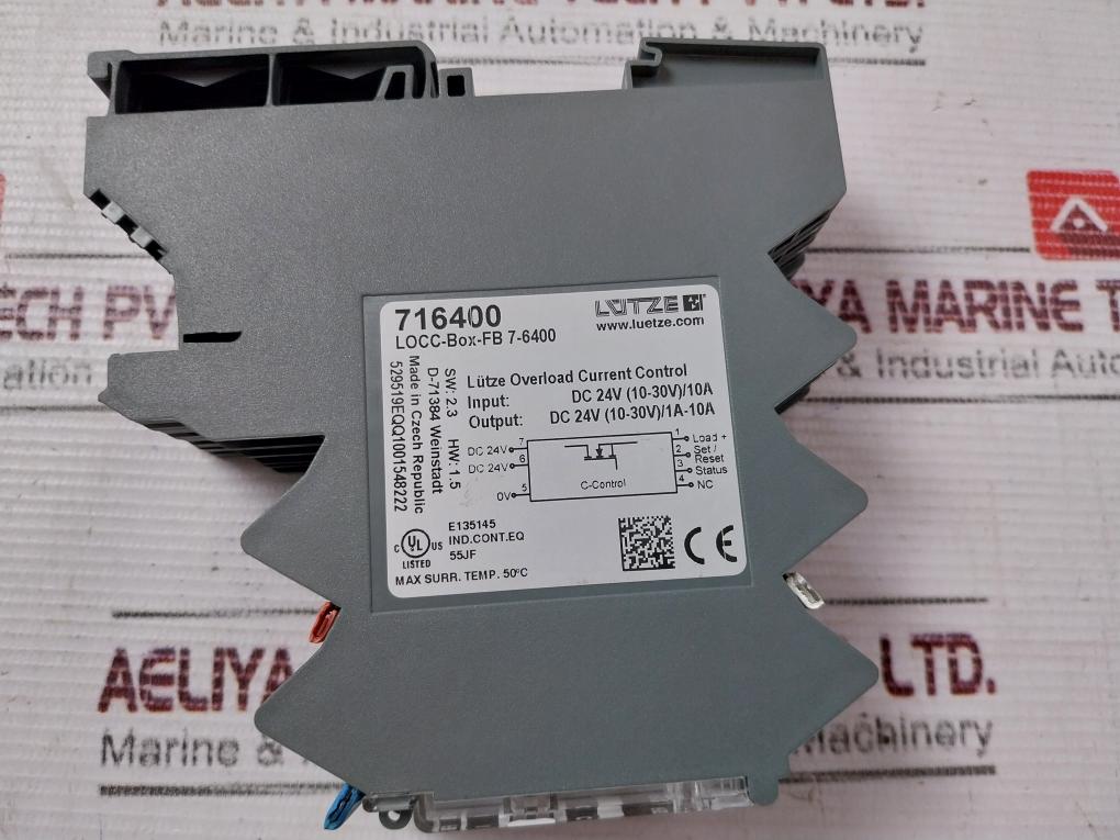 Luetze 716400 Overload Current Control System Locc-box-fb 7-6400