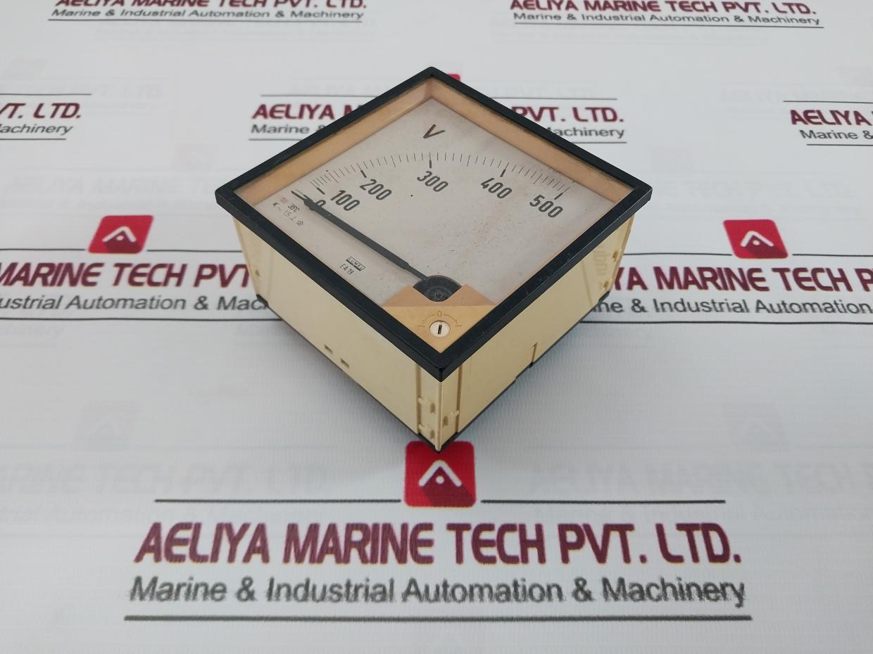 Lumel Ea 19 Analog Voltmeter 0 To 500 V