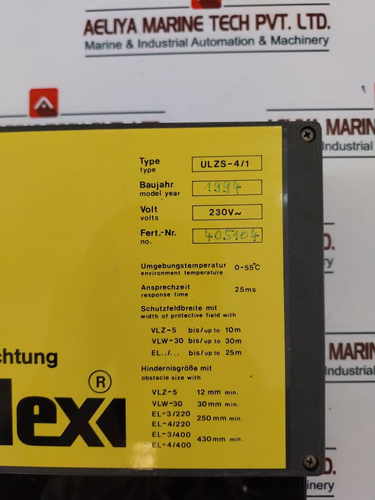 Lumiflex Ulzs-4/1 Accident Protection Device 230V