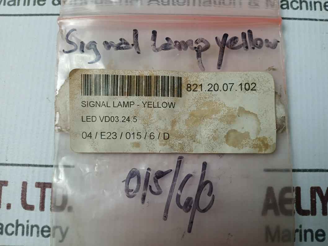 Luna Pilot Led Signal Lamp-yellow Light 24V Vd03.24.5