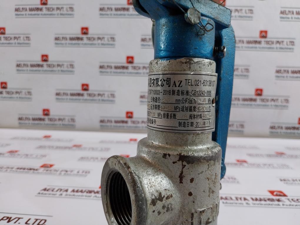 Luofu Valve A28H-16C Safety Valve Dn20 145 Psi