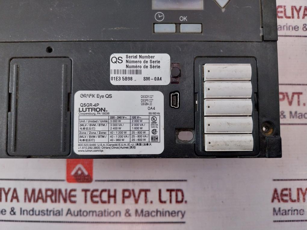 Lutron QSGR-4P Grafik Eye QS Wireless Controller 50/60Hz