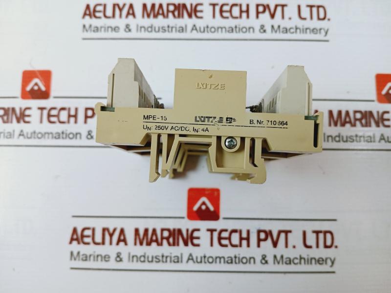 Lutze Mpe-15 Intronic 250Vac/Dc In: 4A 248867Eqq 990849 Ls