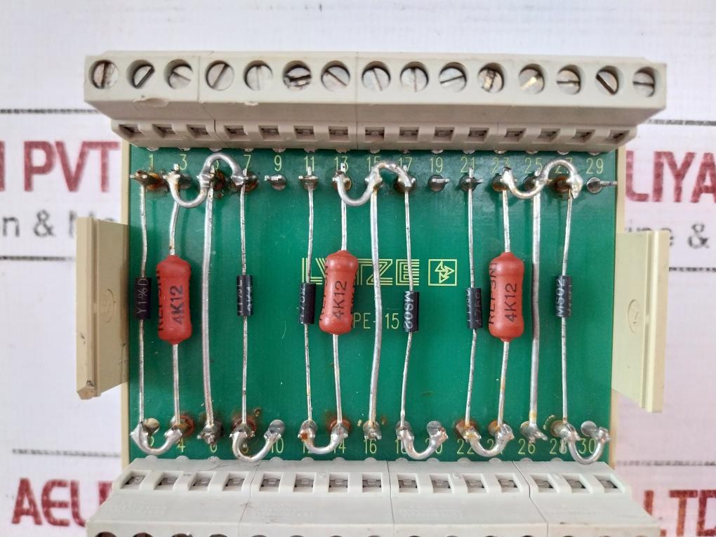 Lutze Mpe-15 Mounting Module With Soldering Terminal & Metal Film Resistor