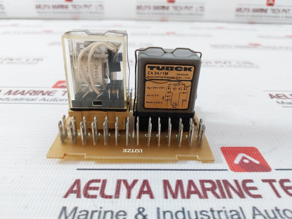 Lutze Rst 4W-ku-f My4 Relay Pcb Module 24Vdc 5A 240Vac