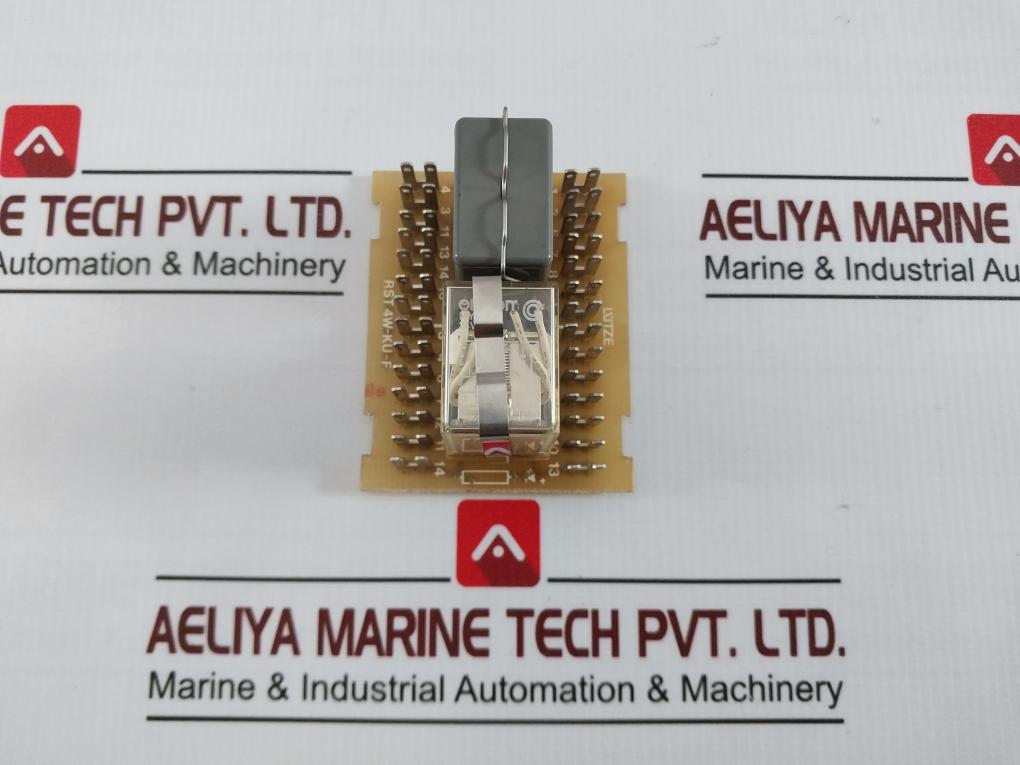 Lutze Rst 4W-ku-f Relay Pcb Module My4 0.5S-1Min 24Vdc 5A 240Vac 28Vdc Za 24/1M