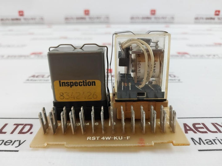 Lutze Rst 4W-ku-f Relay Pcb Module My4 0.5S-1Min 24Vdc 5A 240Vac 28Vdc Za 24/1M