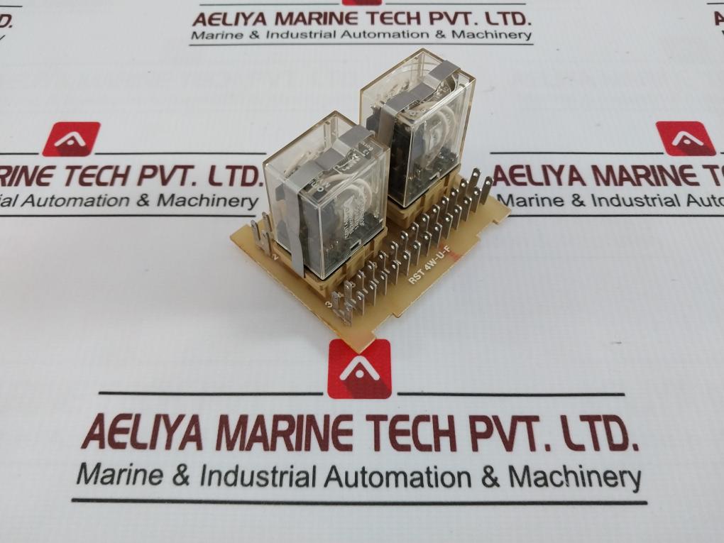 Lutze Rst 4W-u-f Relay Printed Circuit Board Module My4 5A 240Vac 28Vdc 24Vdc