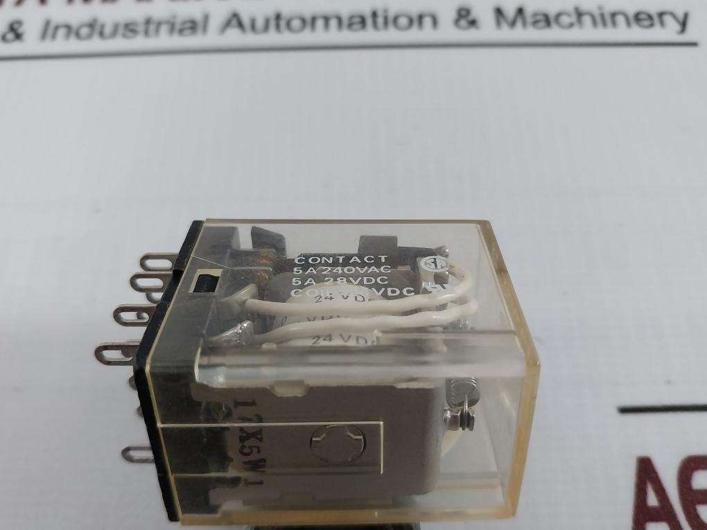 Lutze Rst 4W-u-f Relay Printed Circuit Board Module My4 5A 240Vac 28Vdc 24Vdc