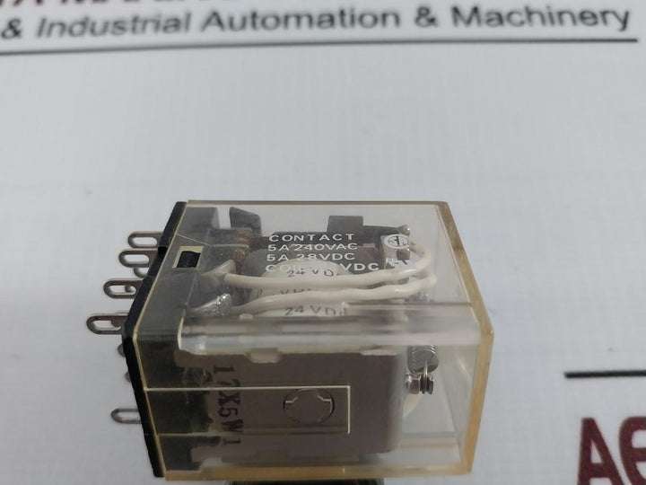 Lutze Rst 4W-u-f Relay Printed Circuit Board Module My4 5A 240Vac 28Vdc 24Vdc