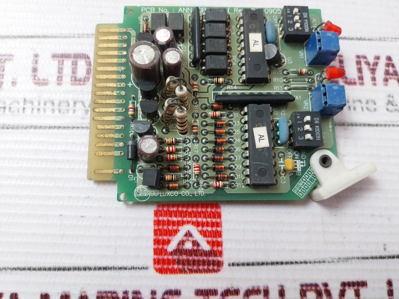 Luxco ANN-DP-AL Alarm Panel Circuit Board Rev 06-0905