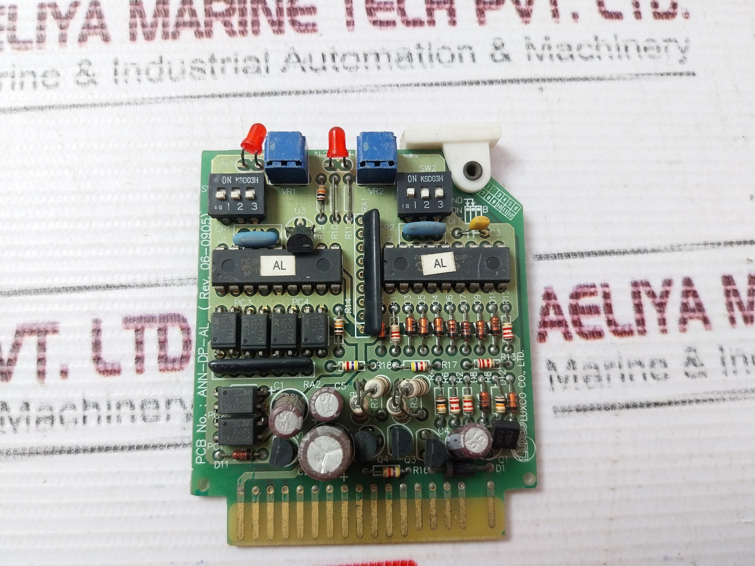 Luxco ANN-DP-AL Alarm Panel Circuit Board Rev 06-0905
