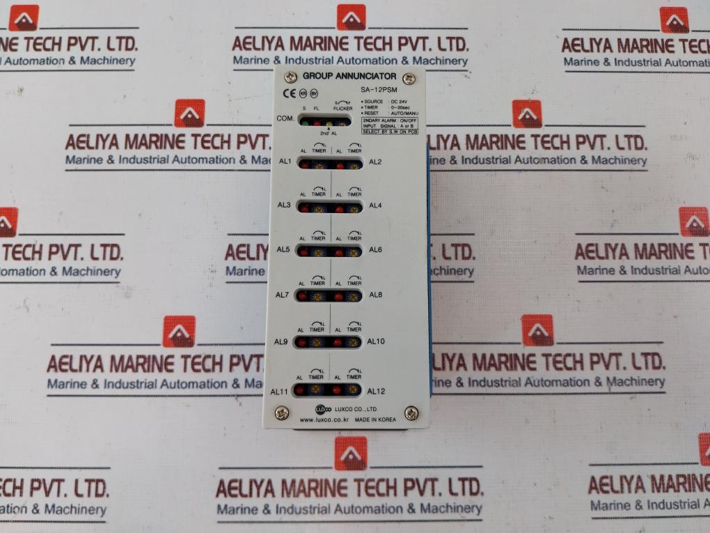 Luxco Sa-12Psm Group Annunciator 0~30Sec