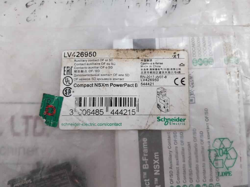 Lv426950 Auxiliary Contact (Spring) Schneider Electric