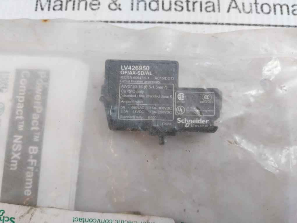 Lv426950 Auxiliary Contact (Spring) Schneider Electric