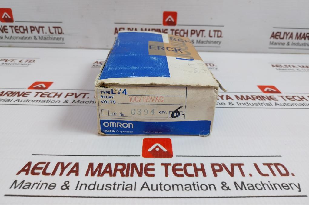 Ly4 Power Relay 100V/110V Ac Omron