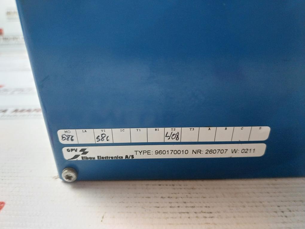 Lyngso Marine EGS 2000 Governor Control Panel 260707