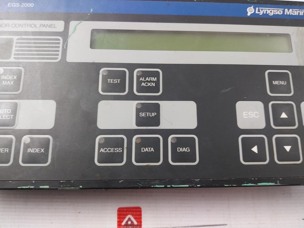 Lyngso Marine EGS 2000 Governor Control Panel 260707