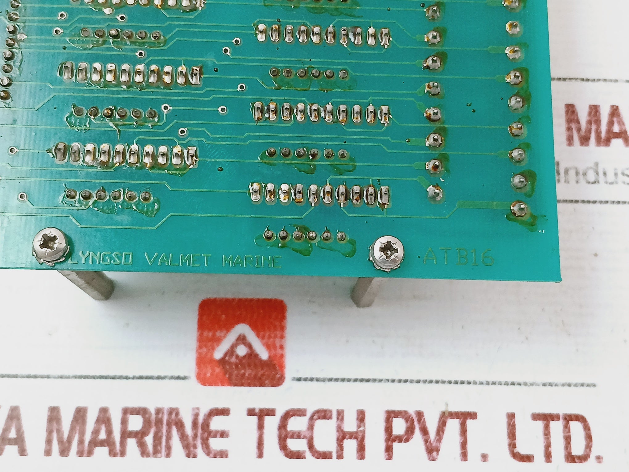 Lyngso Valmet Marine Atb16 Pcb Connector