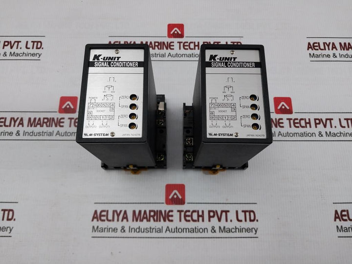 M-system 220Vac Signal Transmitter W/ Socket Base Kwvs2-a1Aa-h