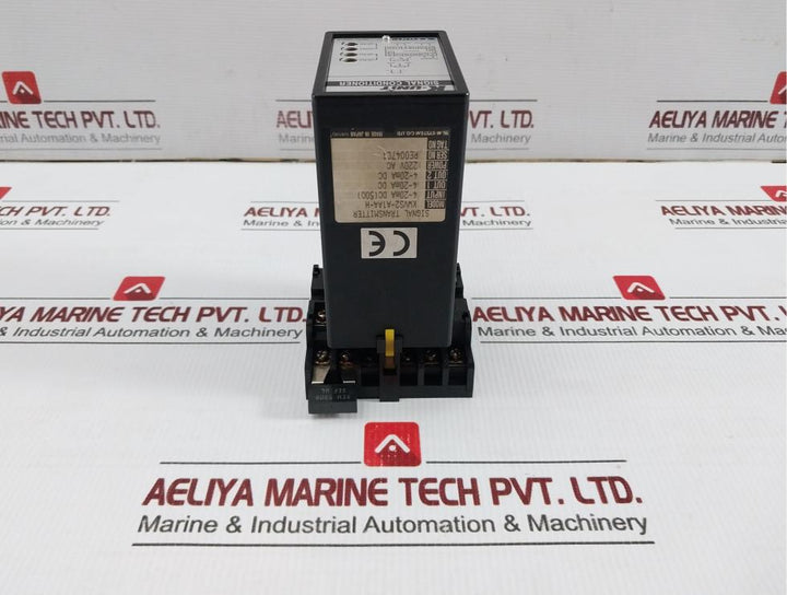 M-system 220Vac Signal Transmitter W/ Socket Base Kwvs2-a1Aa-h